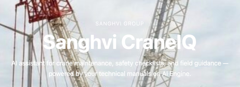 Crane lifting at a wind farm
